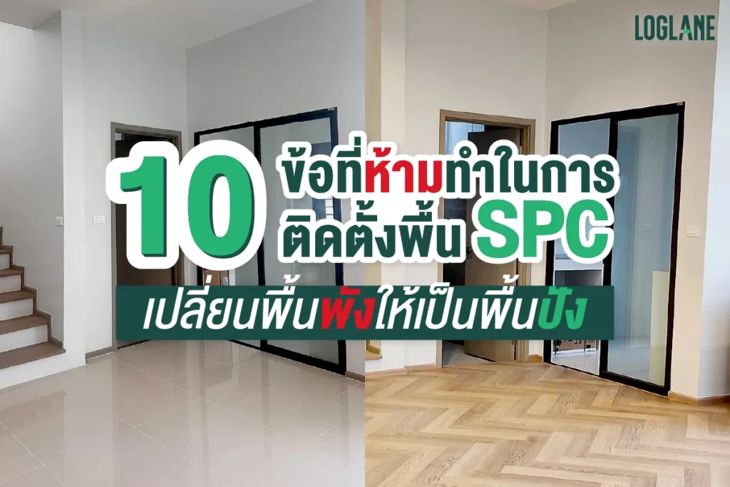 ข้อห้ามทำในการติดตั้งพื้น spc