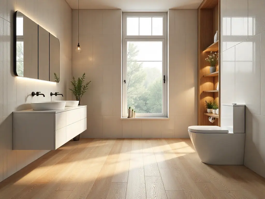 พื้นไม้เทียมสำหรับห้องน้ำ