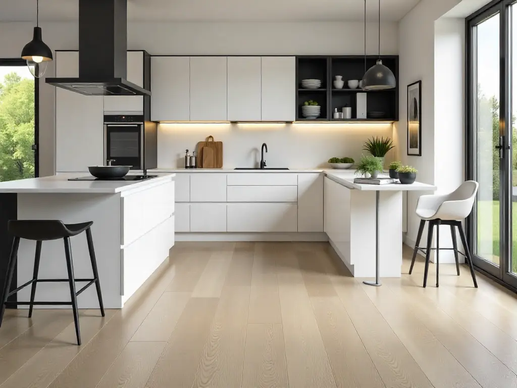 พื้นไม้เทียมสำหรับห้องครัว