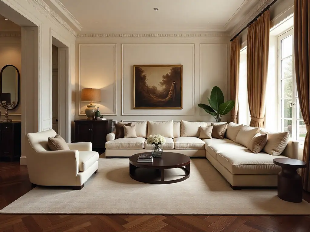 พื้นไม้ลายก้างปลา สีวอลนัตเข้ม