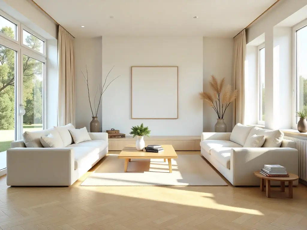 พื้นไม้ลายก้างปลา สีโอ๊คอ่อน